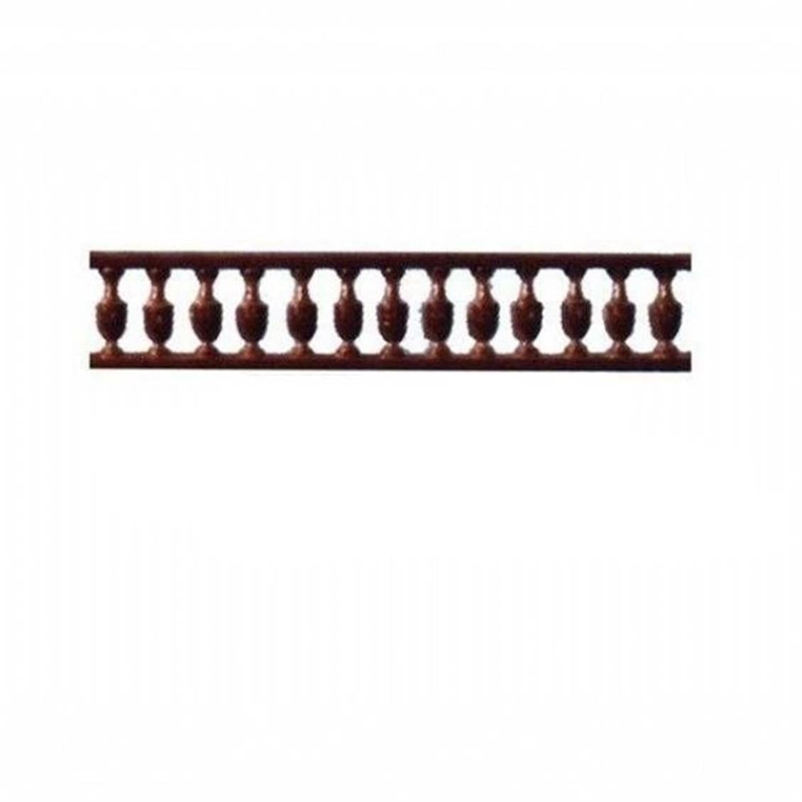 Schulcz 70606 1/100 Ölçek, -Süslemeli Korkuluk (Döküm) -11X170 Mm-