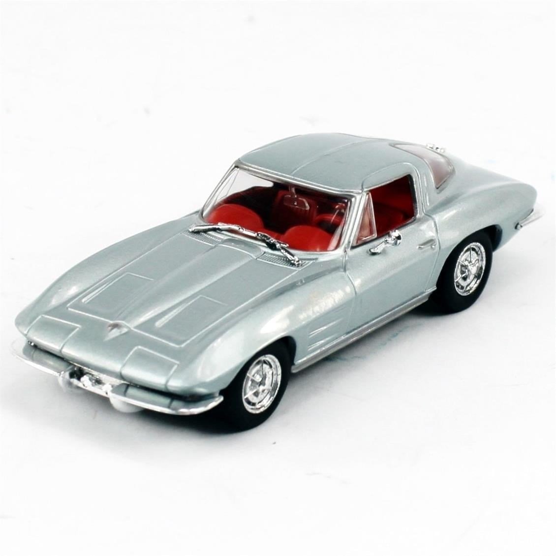 Solido 4400800 1/43 Ölçek, Chevrolet Corvette Stingray, Gri, Sergilemeye Hazır Metal Araba Modeli