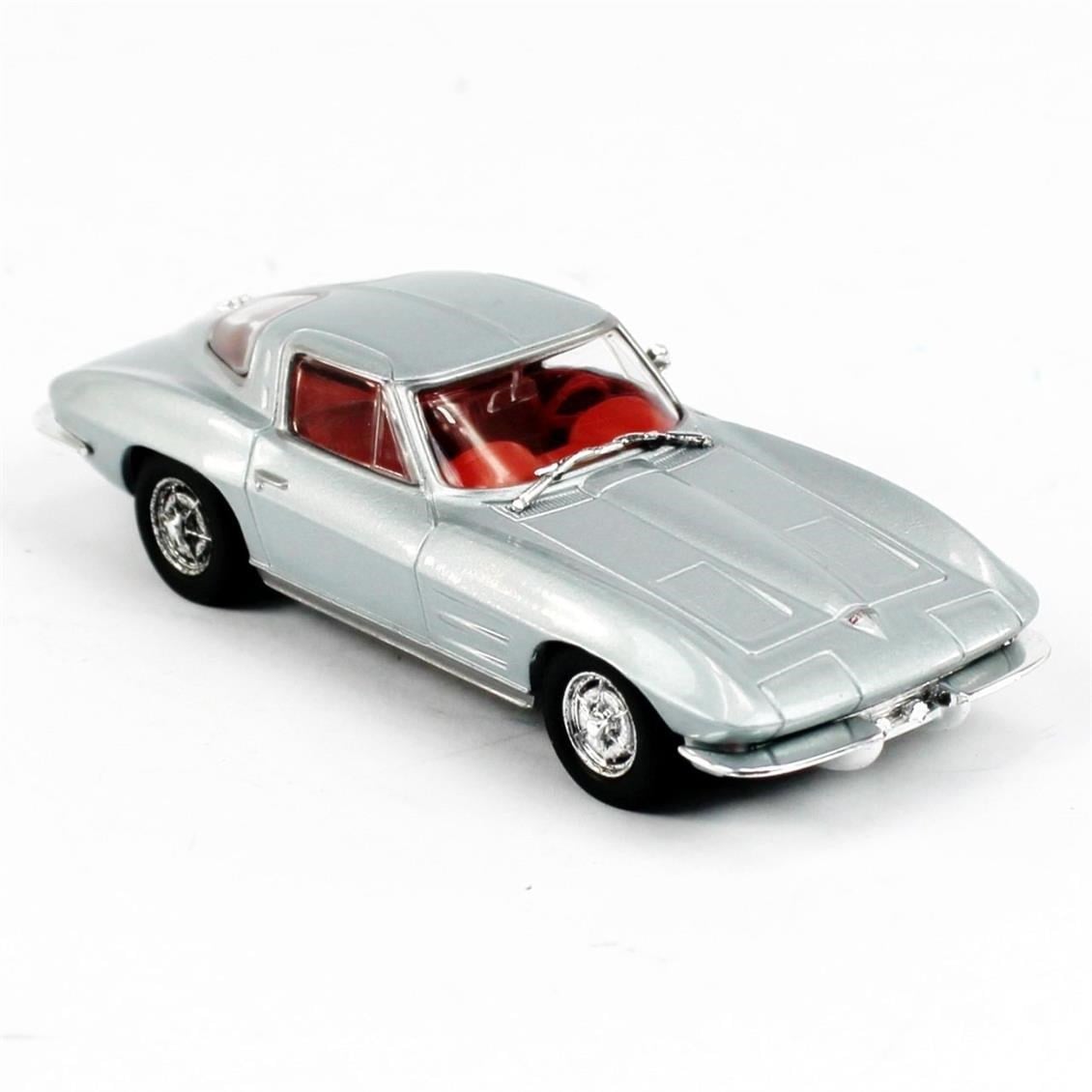 Solido 4400800 1/43 Ölçek, Chevrolet Corvette Stingray, Gri, Sergilemeye Hazır Metal Araba Modeli