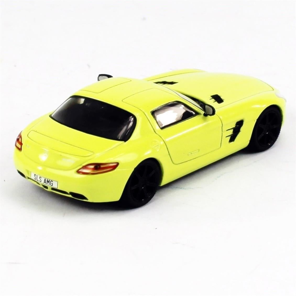 Solido 4401100 1/43 Ölçek, Mercedes Benz SLS AMG, Sarı, Sergilemeye Hazır Metal Araba Modeli