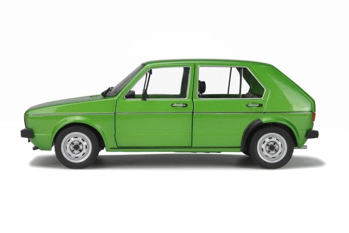 Solido S1800203 1/18 Ölçek, 1983 Volkswagen Golf-Yeşil-Sergilemeye Hazır Metal Araba Modeli
