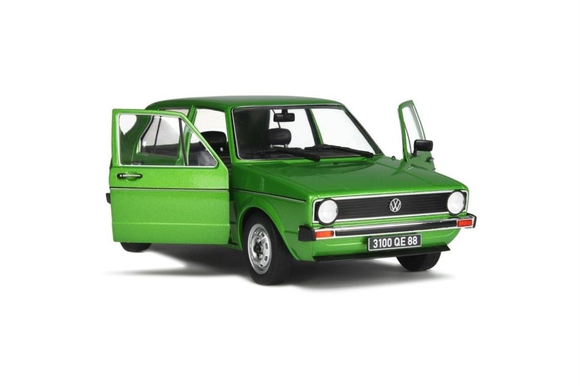 Solido S1800203 1/18 Ölçek, 1983 Volkswagen Golf-Yeşil-Sergilemeye Hazır Metal Araba Modeli