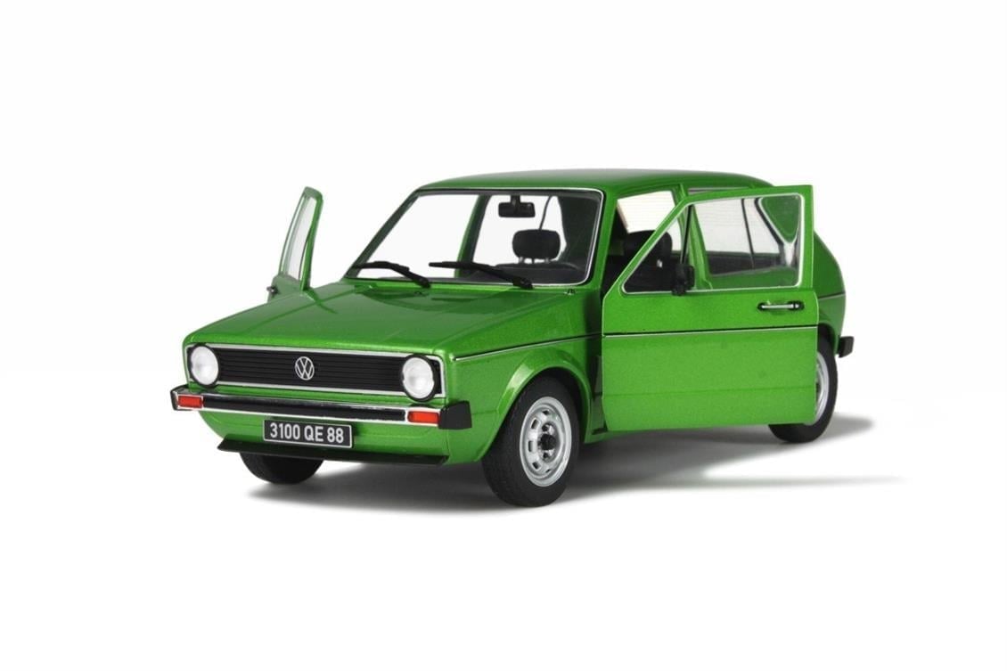Solido S1800203 1/18 Ölçek, 1983 Volkswagen Golf-Yeşil-Sergilemeye Hazır Metal Araba Modeli