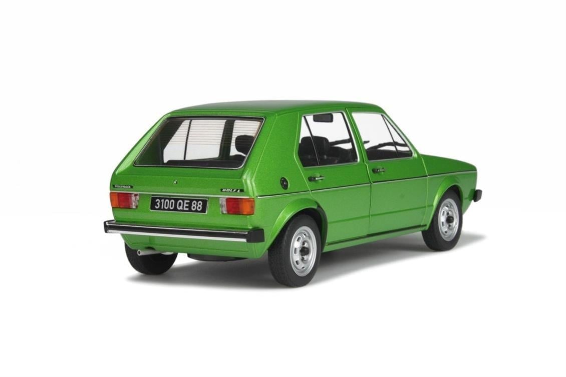 Solido S1800203 1/18 Ölçek, 1983 Volkswagen Golf-Yeşil-Sergilemeye Hazır Metal Araba Modeli