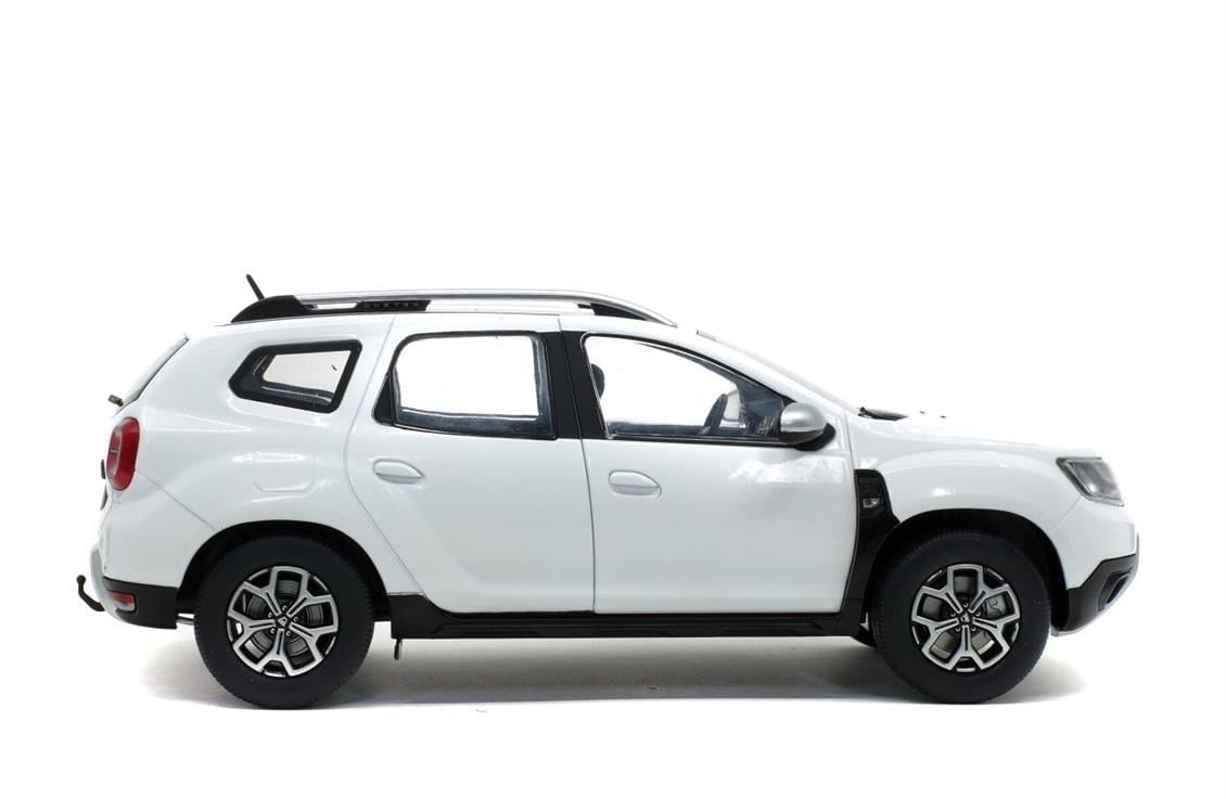 Solido S1804602 1/18 Ölçek, 2018 Dacia Duster Mk2-Beyaz-Sergilemeye Hazır Metal Araba Modeli
