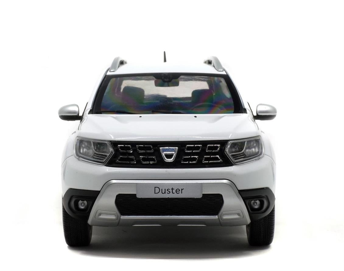 Solido S1804602 1/18 Ölçek, 2018 Dacia Duster Mk2-Beyaz-Sergilemeye Hazır Metal Araba Modeli