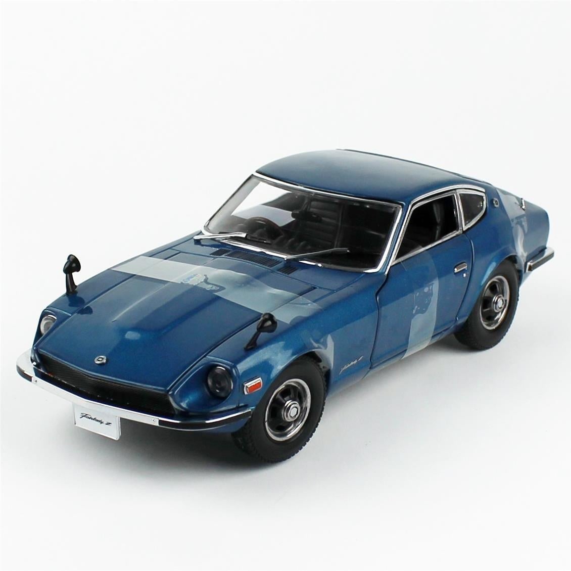 Sunstar 3513 1/18 Ölçek, 1970 Fairlady Z (S30), Mavi, Sergilemeye Hazır Metal Araba Modeli