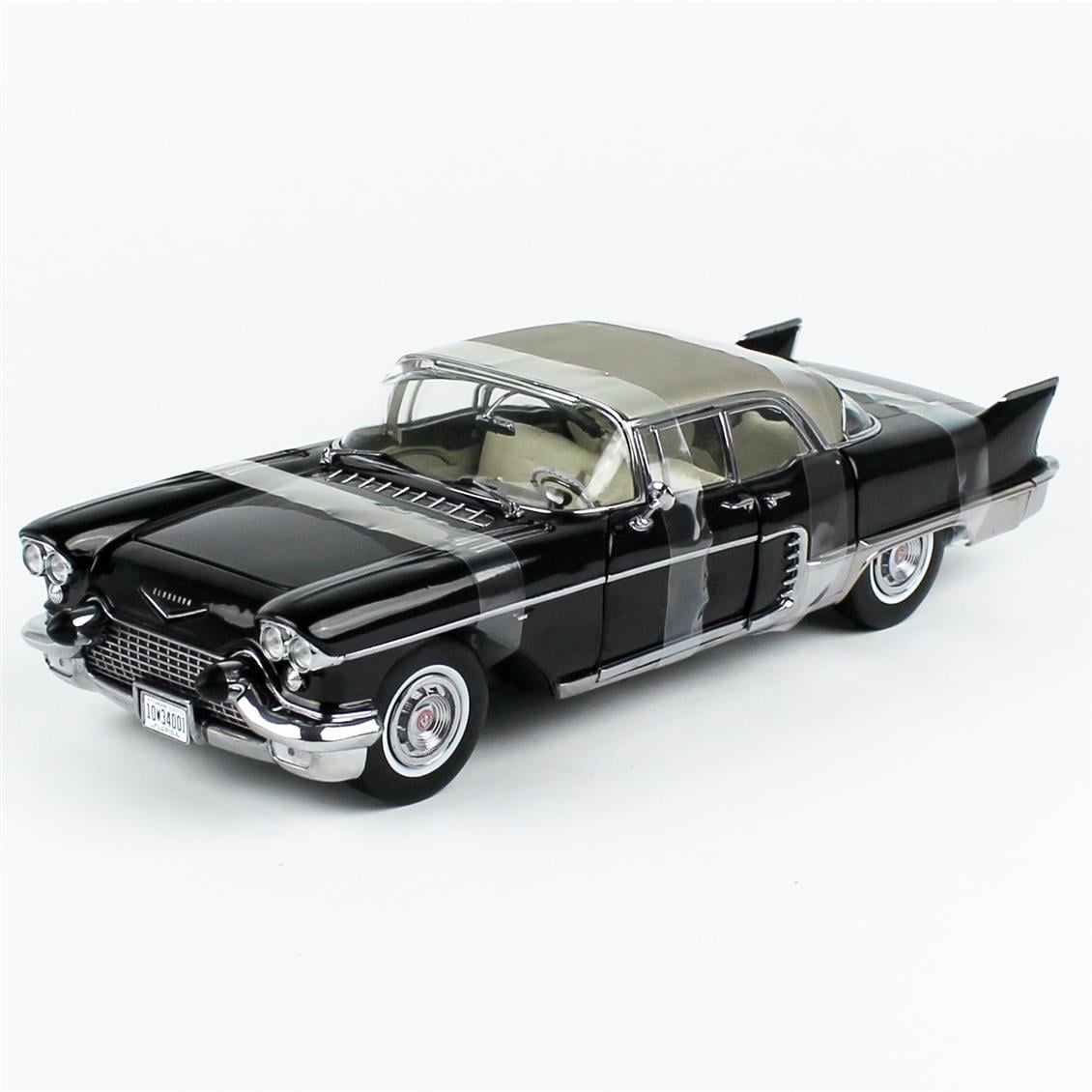 Sunstar 4001 1/18 Ölçek, 1957 Cadillac Eldorado Brougham , Abanoz Siyahı, Sergilemeye Hazır Metal Araba Modeli