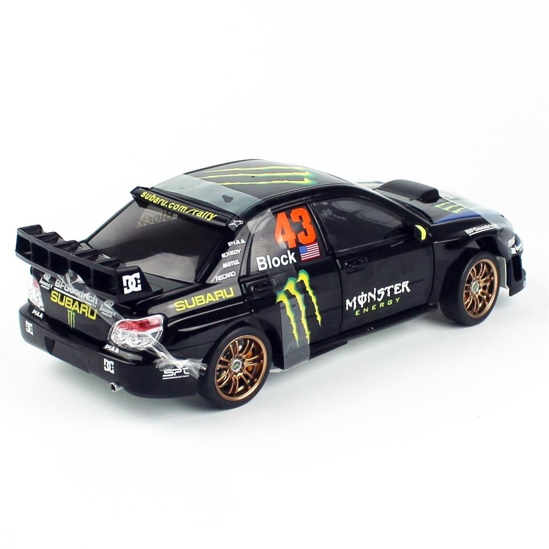 Sunstar 5582R 1/18 Ölçek, Subaru Impreza WRC06, Ken Block Gymkhana 2008, Sergilemeye Hazır Metal Araba Modeli