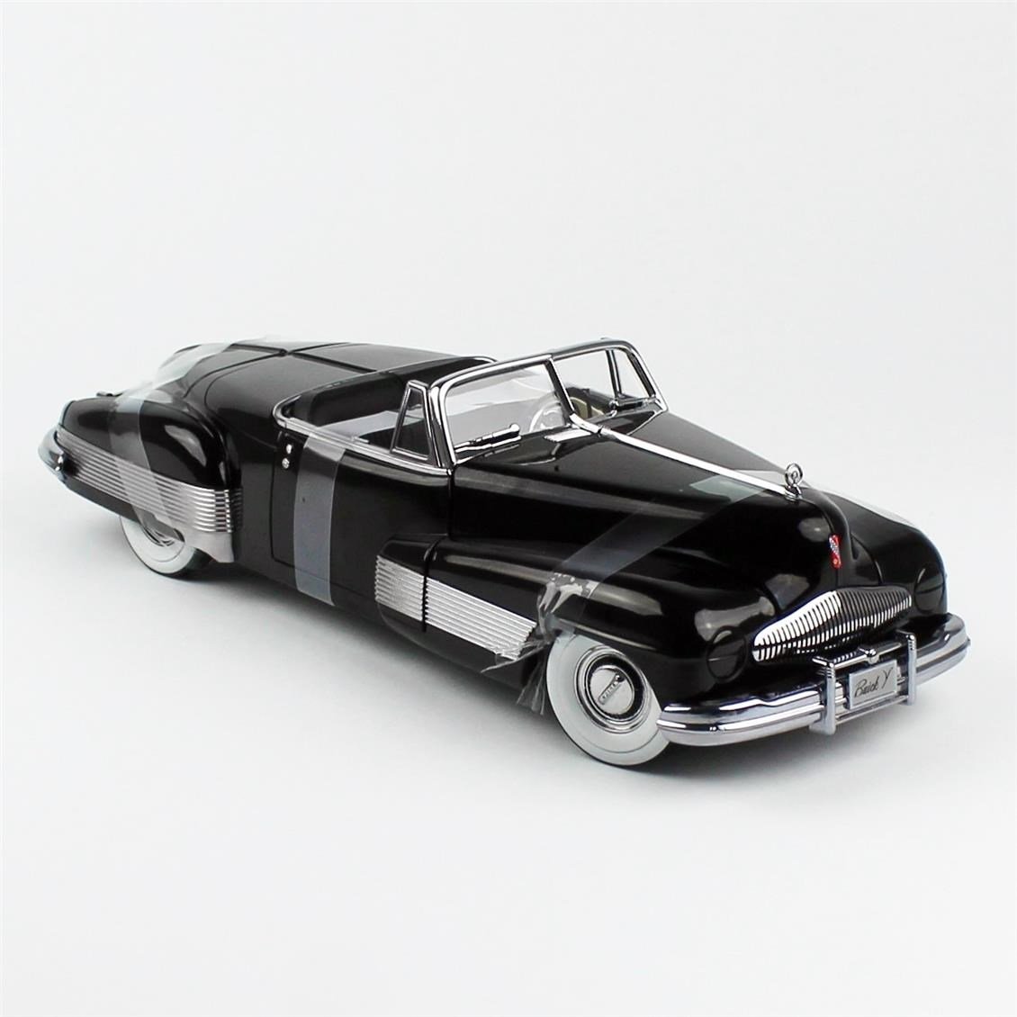 Sunstar 5731 1/18 Ölçek, 1938 Buick Y-Job, Siyah, Sergilemeye Hazır Metal Araba Modeli