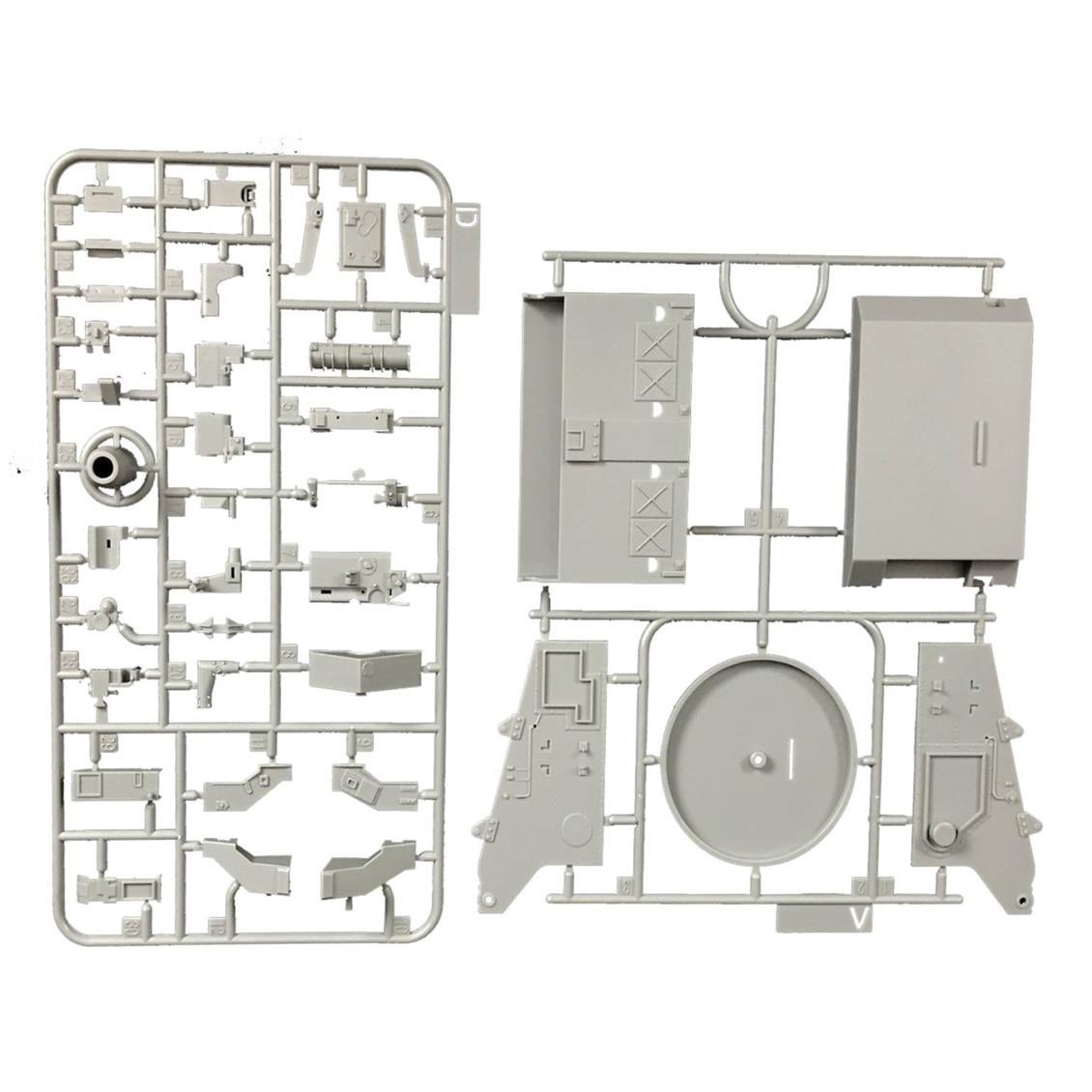 Takom 2023 1/35 Ölçek, Alman 12.8 cm FlaK 40 İkiz Topu, Plastik Model kiti