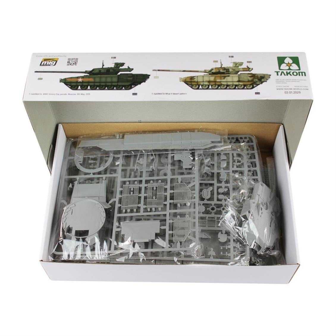 Takom 2029 1/35 Ölçek, Rus Ana Muharebe Tankı, T-14 Armata, Plastik Model kiti