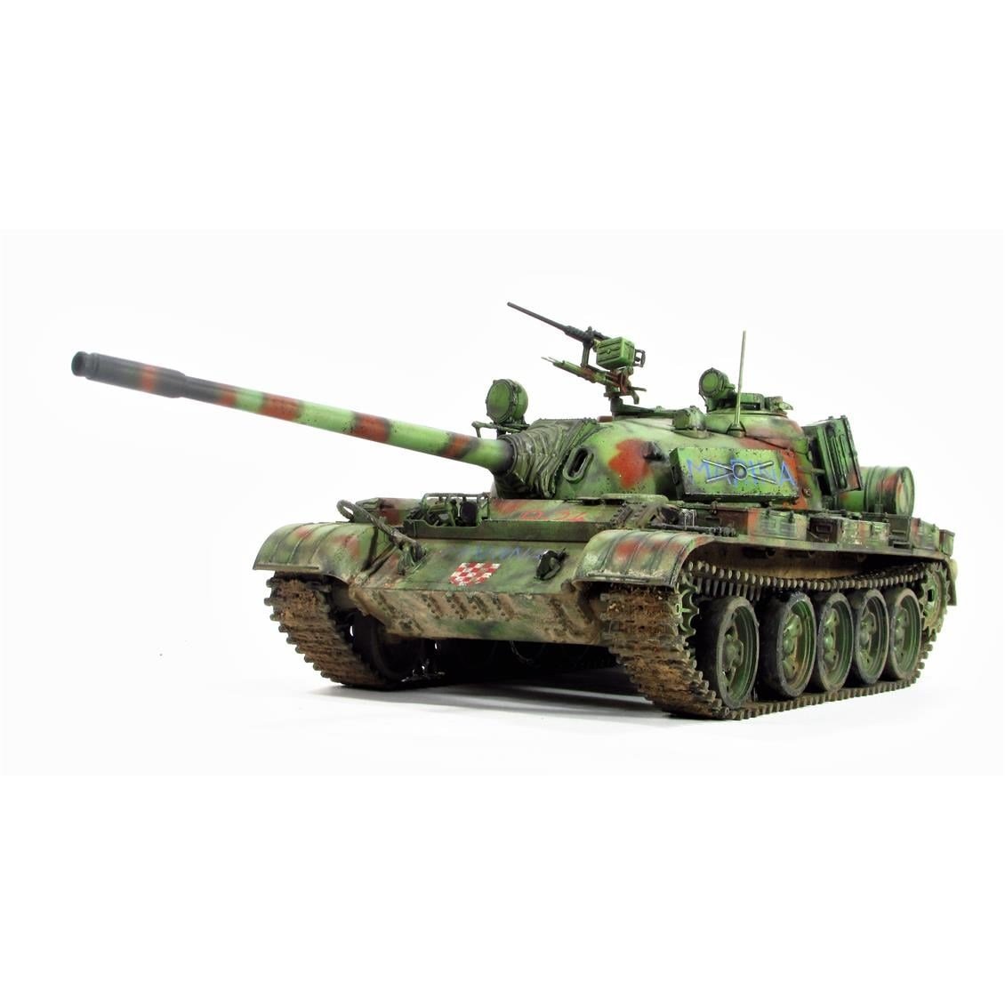 Takom 2056 1/35 Ölçek, Rus Orta Sınıf Tankı, T-55 A (3 in 1), Plastik Model kiti