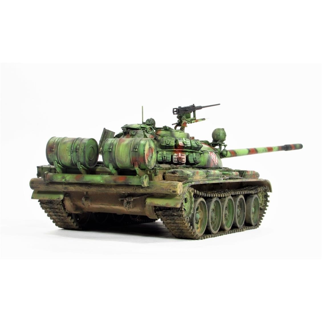 Takom 2056 1/35 Ölçek, Rus Orta Sınıf Tankı, T-55 A (3 in 1), Plastik Model kiti