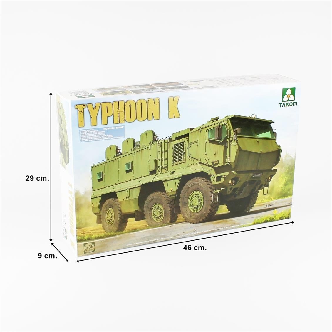 Takom 2082 1/35 Ölçek, Rus Zırhlı Personel Taşıyıcı Typhoon-K, Plastik Model kiti
