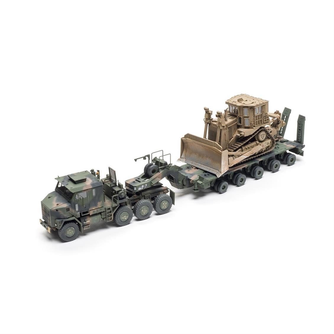 Takom 5002 1/72 Ölçek, Amerikan D9R Dozeri ve M1070 Taşıyıcı, Plastik Model kiti