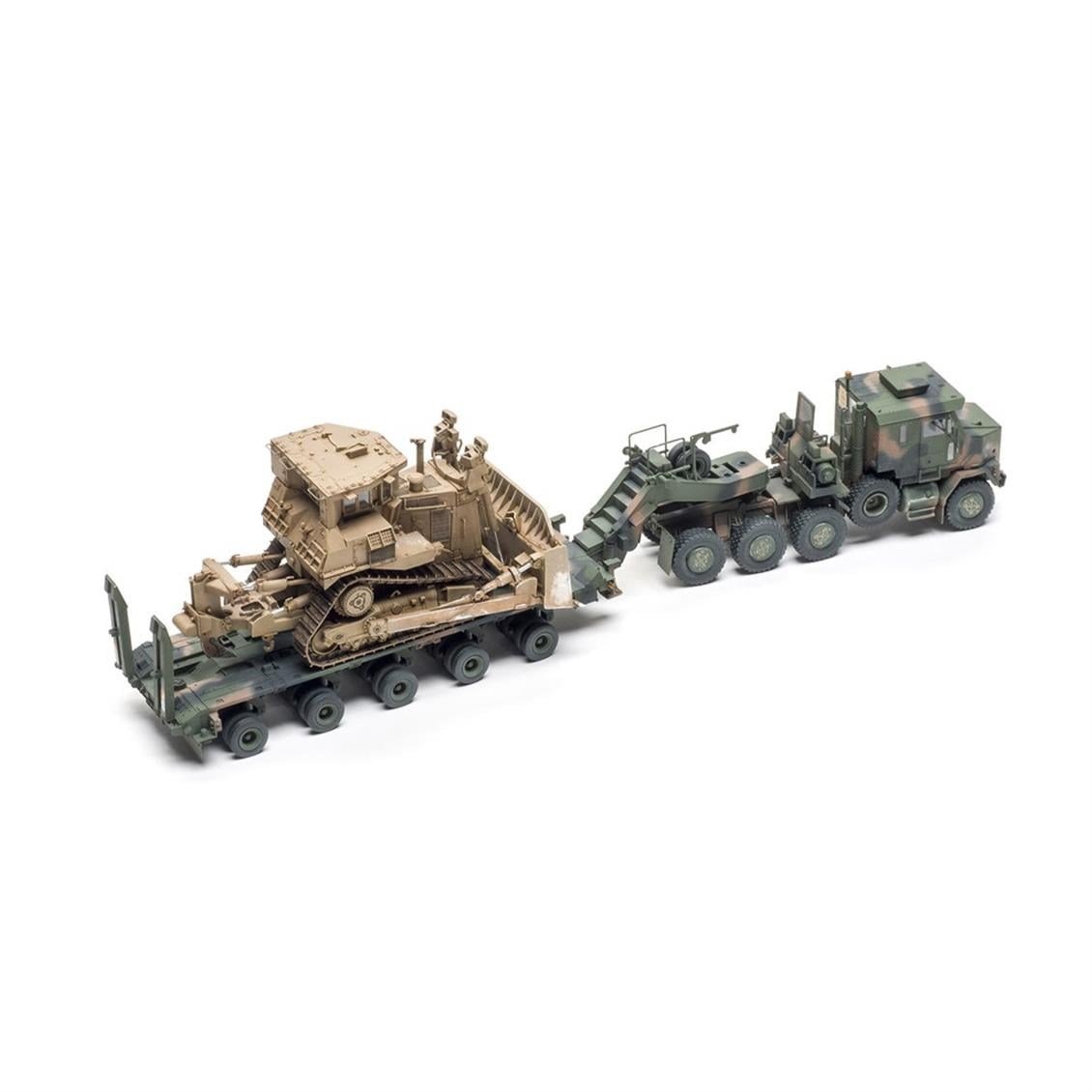 Takom 5002 1/72 Ölçek, Amerikan D9R Dozeri ve M1070 Taşıyıcı, Plastik Model kiti