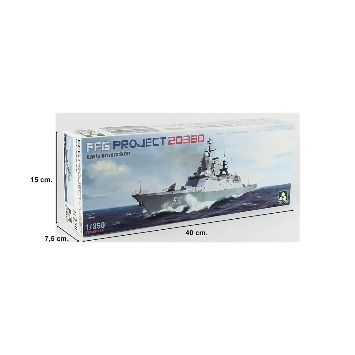 Takom 6012 1/350 Ölçek, Steregushchiy Sınıfı Korvet FFG Project 20380 (Erken Dönem), Plastik Model Kiti