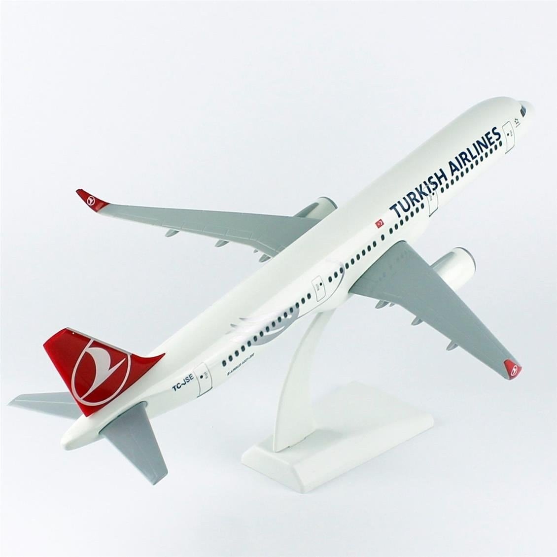 THY028 1/100 Ölçek, THY A321 Yolcu Uçağı, Sergilemeye Hazır Plastik Standlı Model