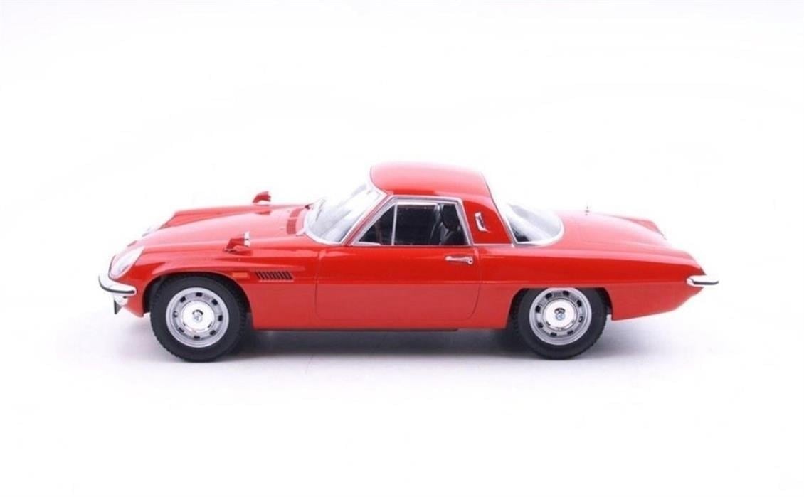Triple9 Collection 1800188 1/18 Ölçek, Mazda Cosmo Sport, Kırmızı, Sergilemeye Hazır Metal Araba Modeli