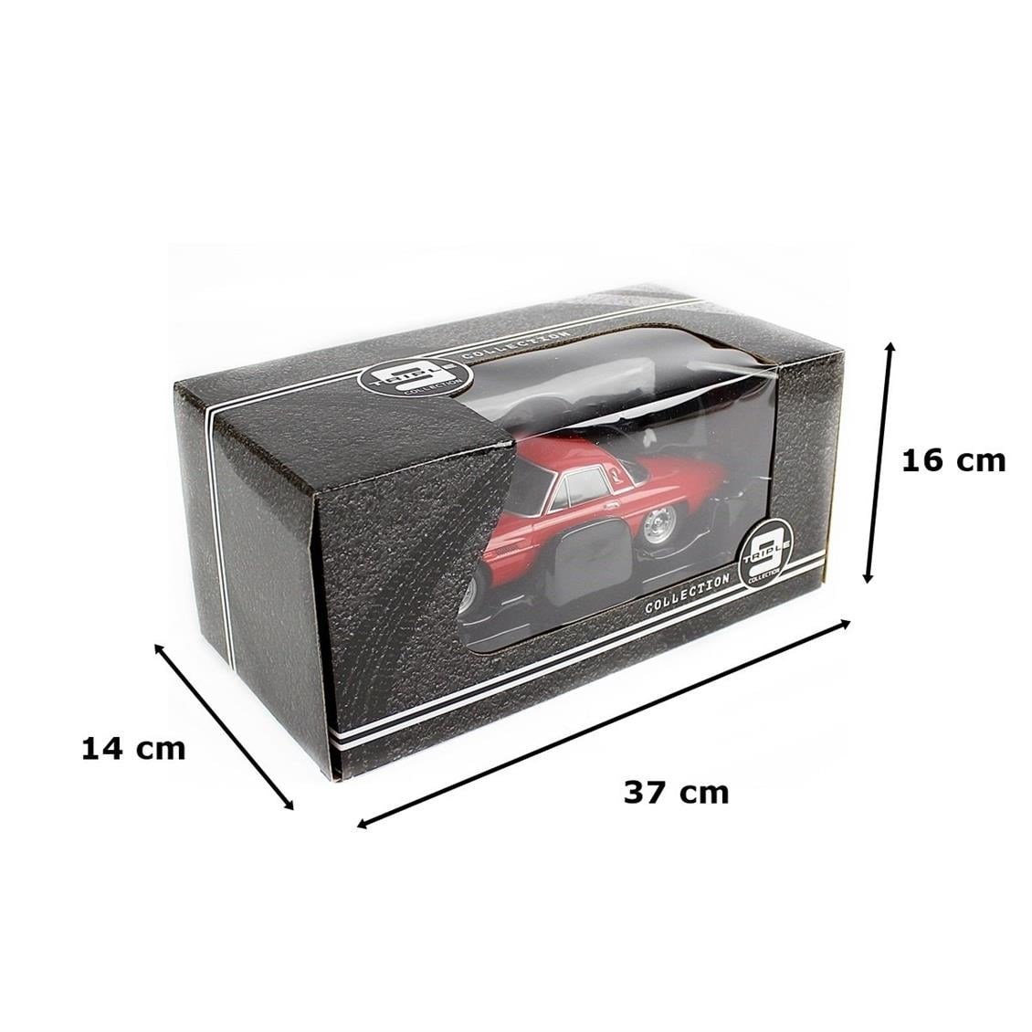 Triple9 Collection 1800188 1/18 Ölçek, Mazda Cosmo Sport, Kırmızı, Sergilemeye Hazır Metal Araba Modeli