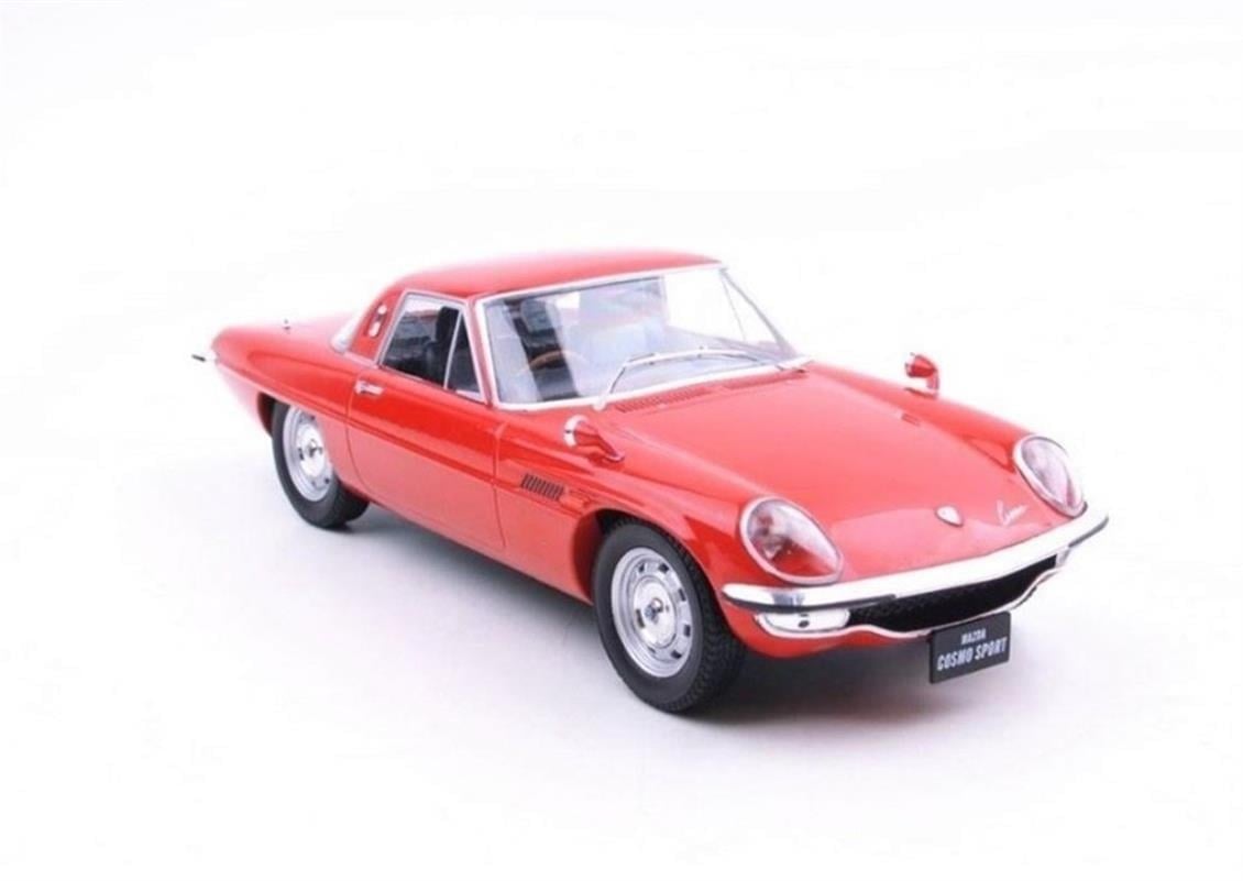 Triple9 Collection 1800188 1/18 Ölçek, Mazda Cosmo Sport, Kırmızı, Sergilemeye Hazır Metal Araba Modeli