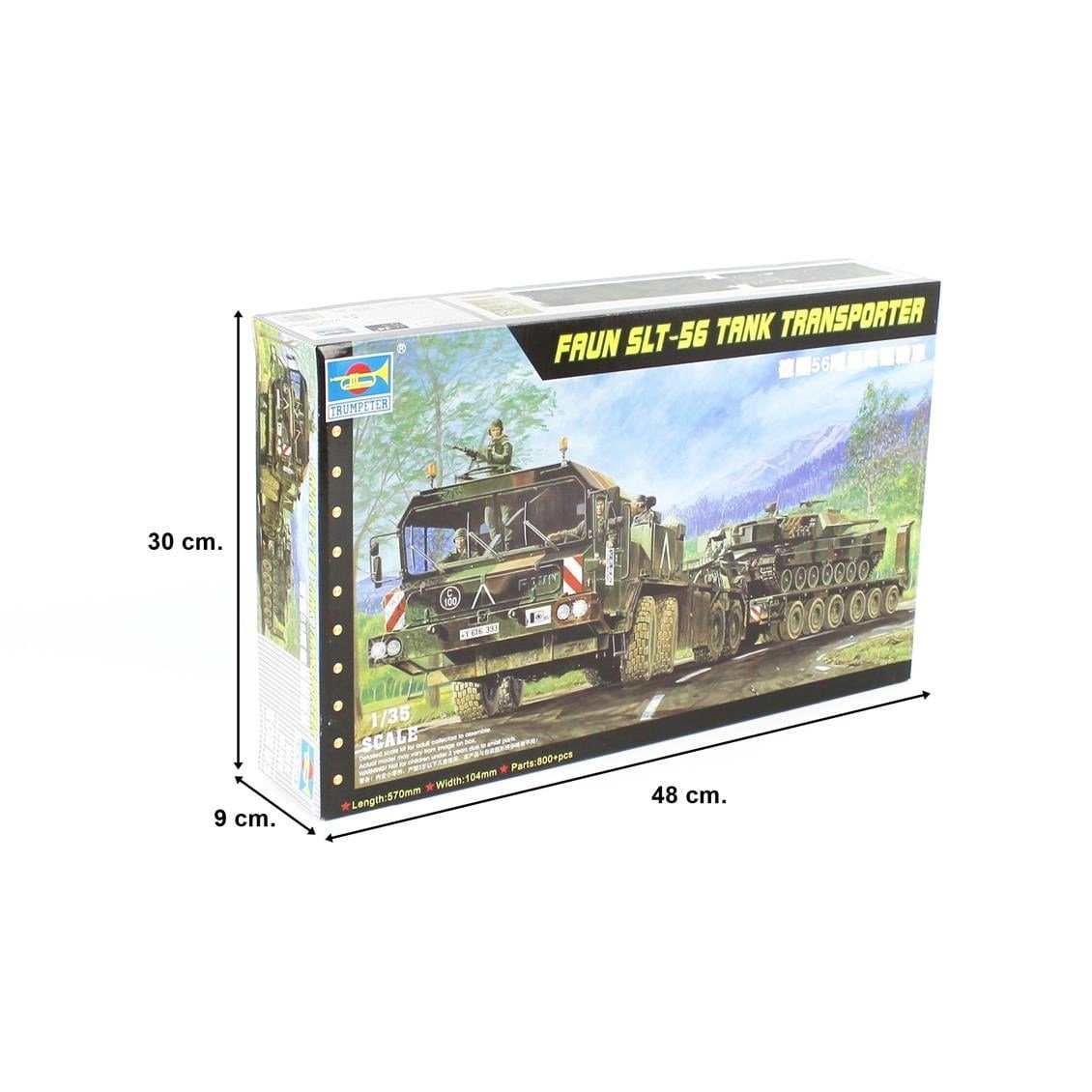 Trumpeter 00203 1/35 Ölçek, Faun Elefant Slt-56 Tank Taşıyıcı, Plastik Model Kiti