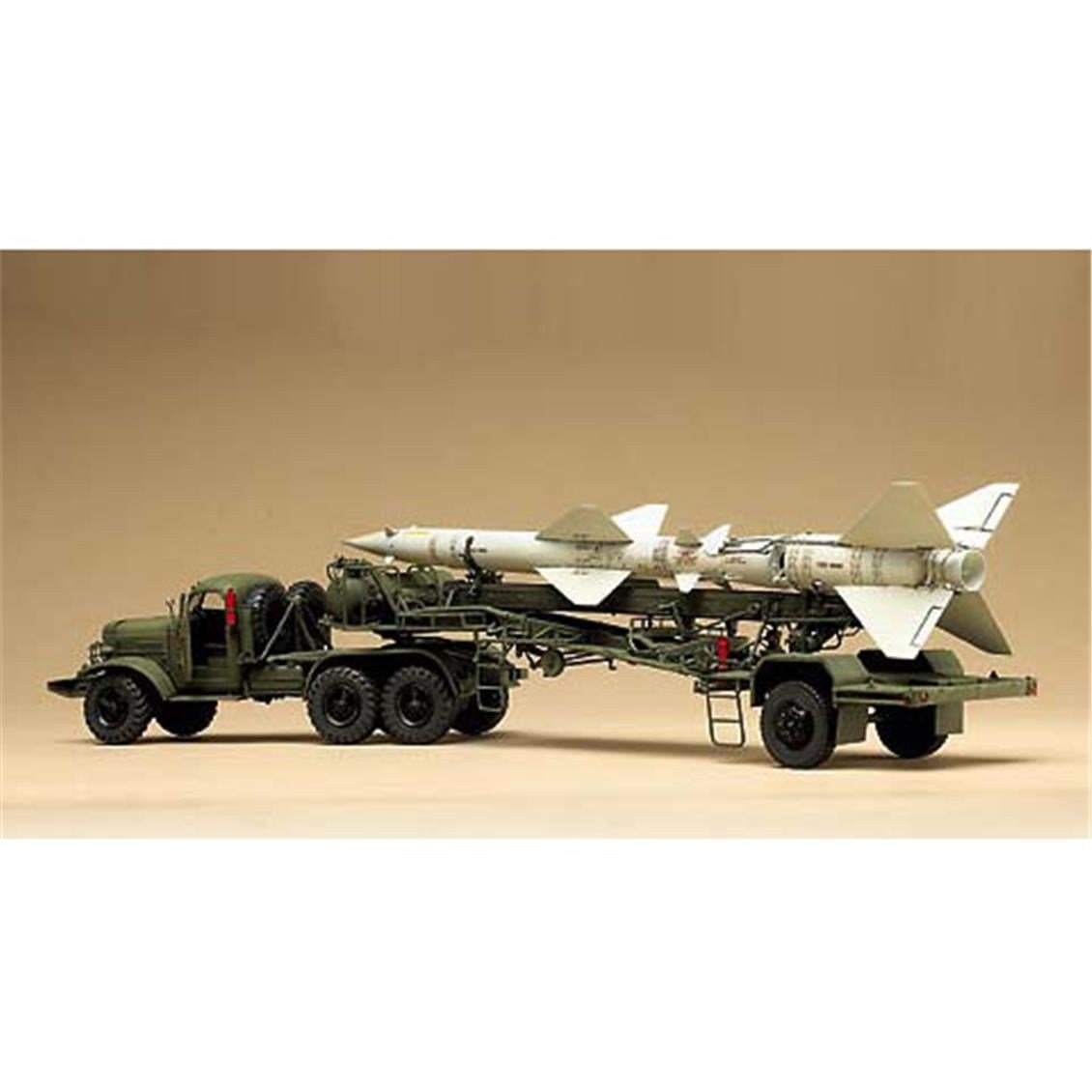 Trumpeter 00204 1/35 Ölçek, Sam-2  Missile Füzesi Taşıyan Çekici, Plastik Model Kiti