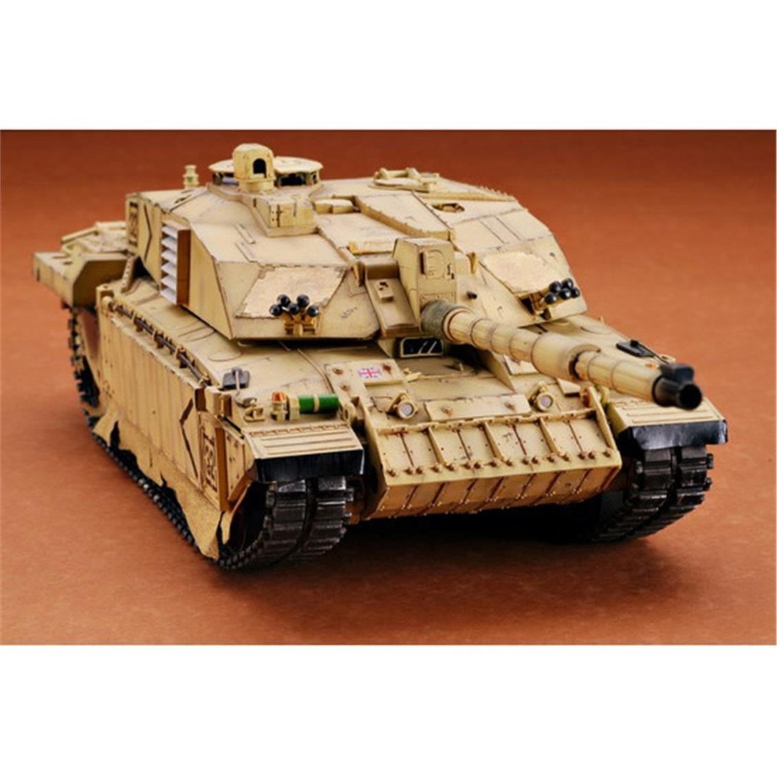 Trumpeter 00323 1/35 Ölçek, British Challenger II, Basra 2003,op,telic Tankı, Plastik Model Kiti