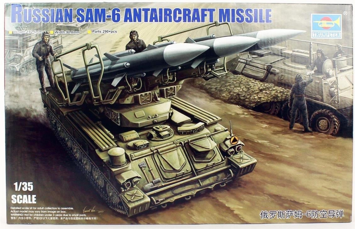Trumpeter 00361 1/35 Ölçek, Rus SAM-6 Uçaksavar Füzesi Plastik Model Kiti