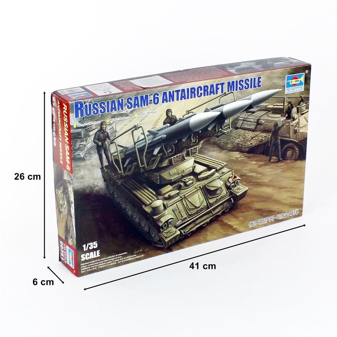 Trumpeter 00361 1/35 Ölçek, Rus SAM-6 Uçaksavar Füzesi Plastik Model Kiti