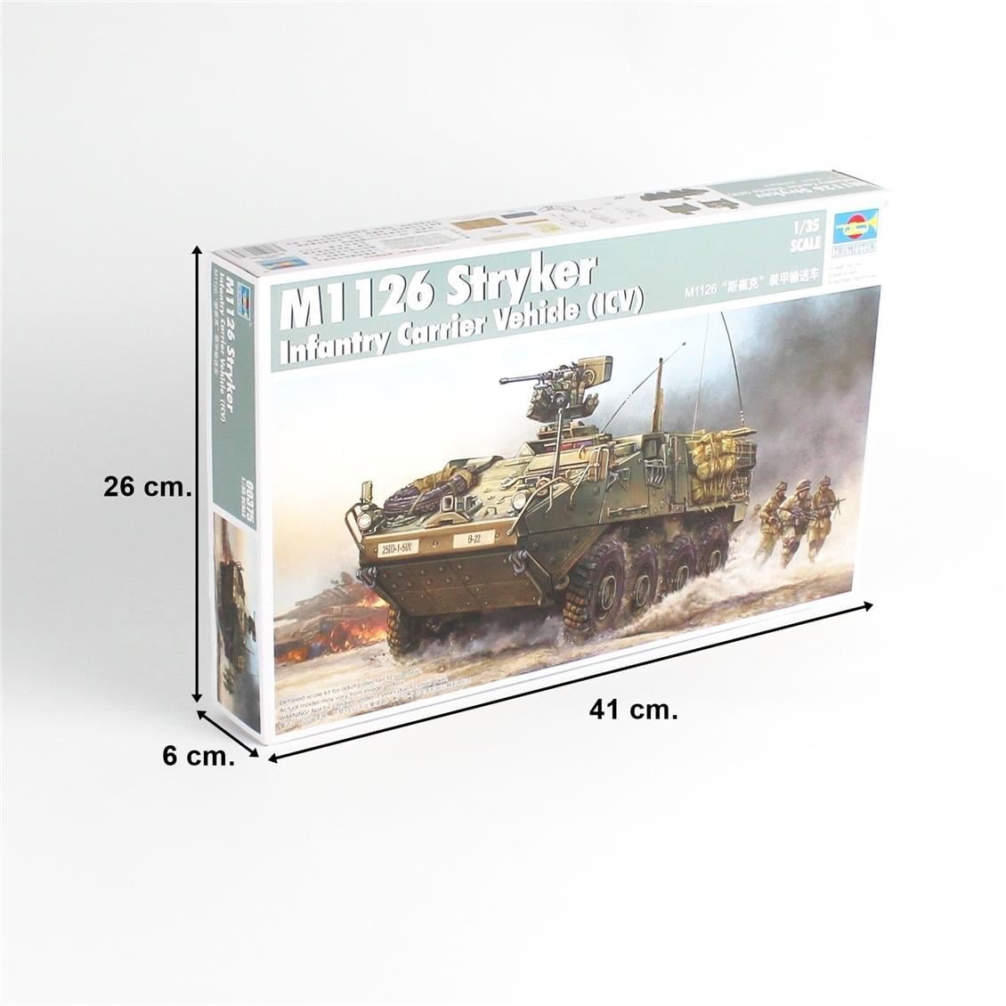 Trumpeter 00375 1/35 Ölçek, Stryker ICV, Hafif Zırhlı Araç Plastik Model Kiti
