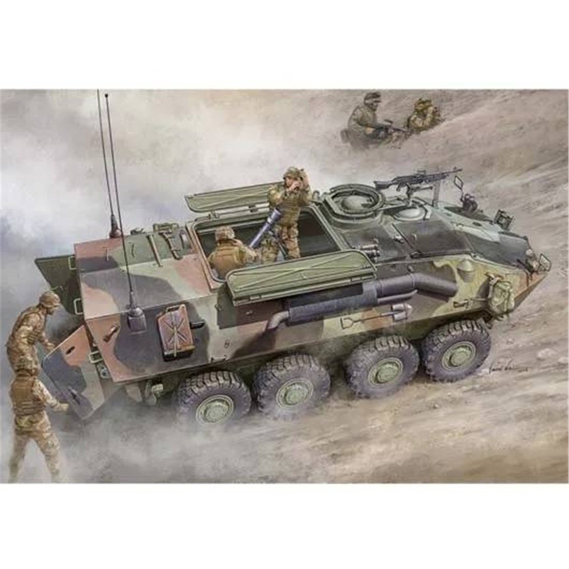 Trumpeter 00391 1/35 Ölçek, LAV-M Havan Topu Taşıma Aracı, Plastik Model Kiti