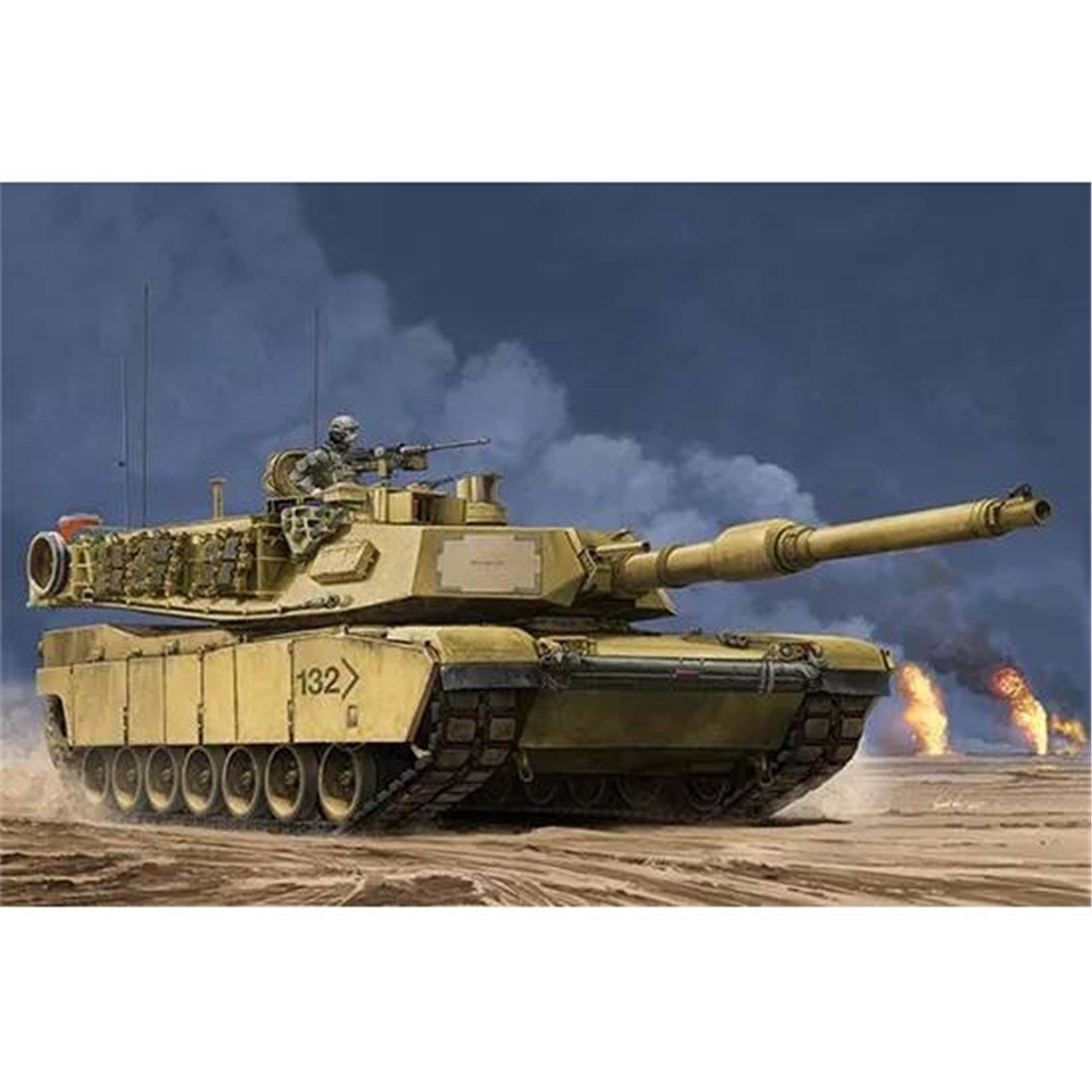 Trumpeter 00927 1/16 Ölçek, US M1A2 SEP MBT, Ana Muharebe Tankı Plastik Model Kiti