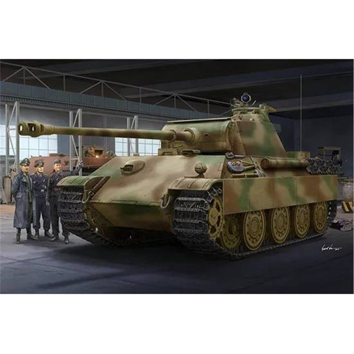 Trumpeter 00929 1/16 Ölçek, Sd.Kfz.171 Panther G, Ana Muharebe Tankı Plastik Model Kiti