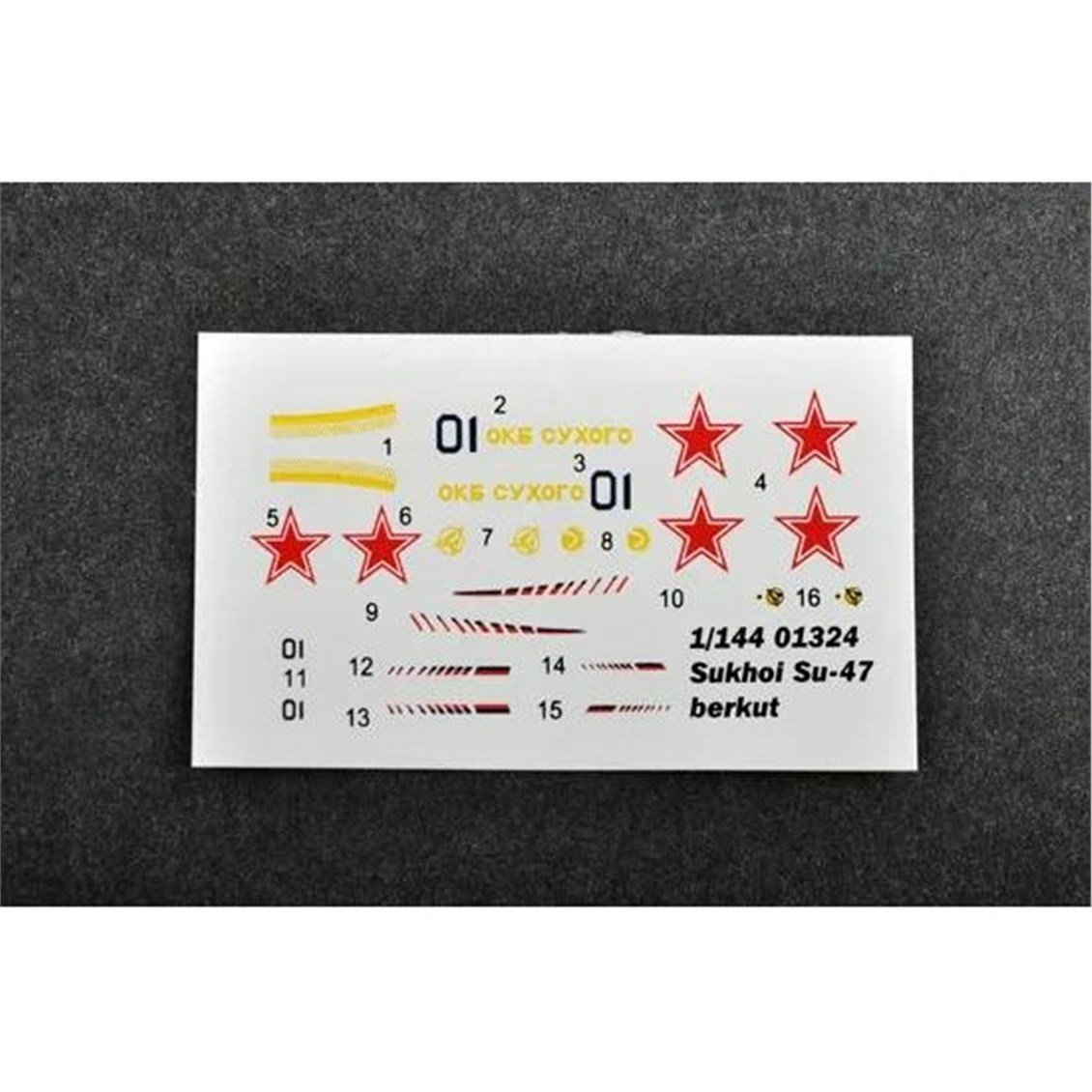 Trumpeter 01324 1/144 Ölçek, Sukhoi SU-47 Berkut, Savaş Uçağı Plastik Model Kiti