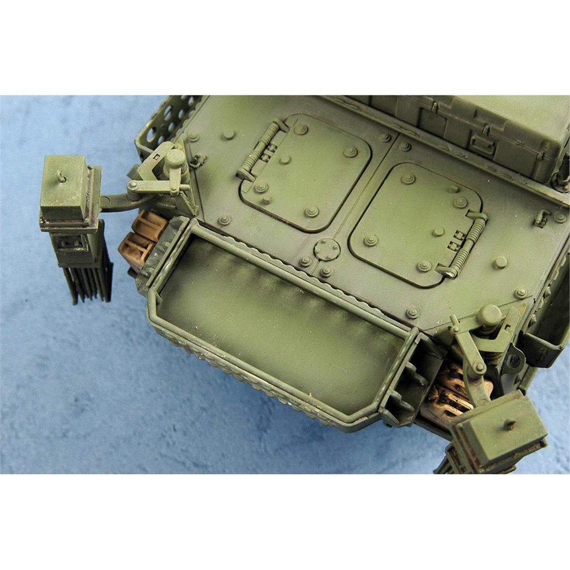 Trumpeter 01575 1/35 Ölçek, M1132 Stryker Mühendis Ekibi Aracı ve SMP-Mayın Pulluğu, Plastik Model Kiti