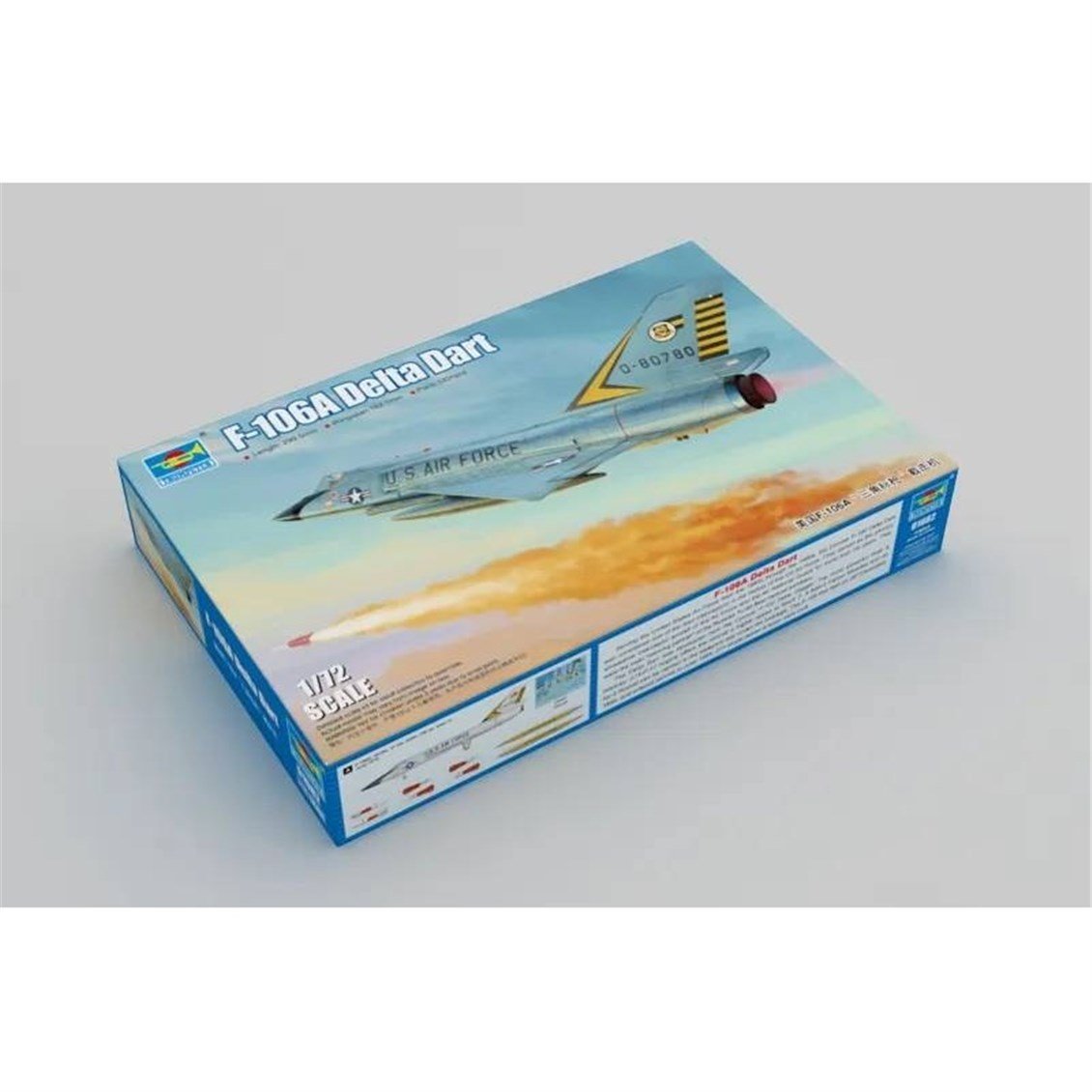 Trumpeter 01682 1/72 Ölçek, US F-106A Delta Dart, Savaş Uçağı Plastik Model Kiti