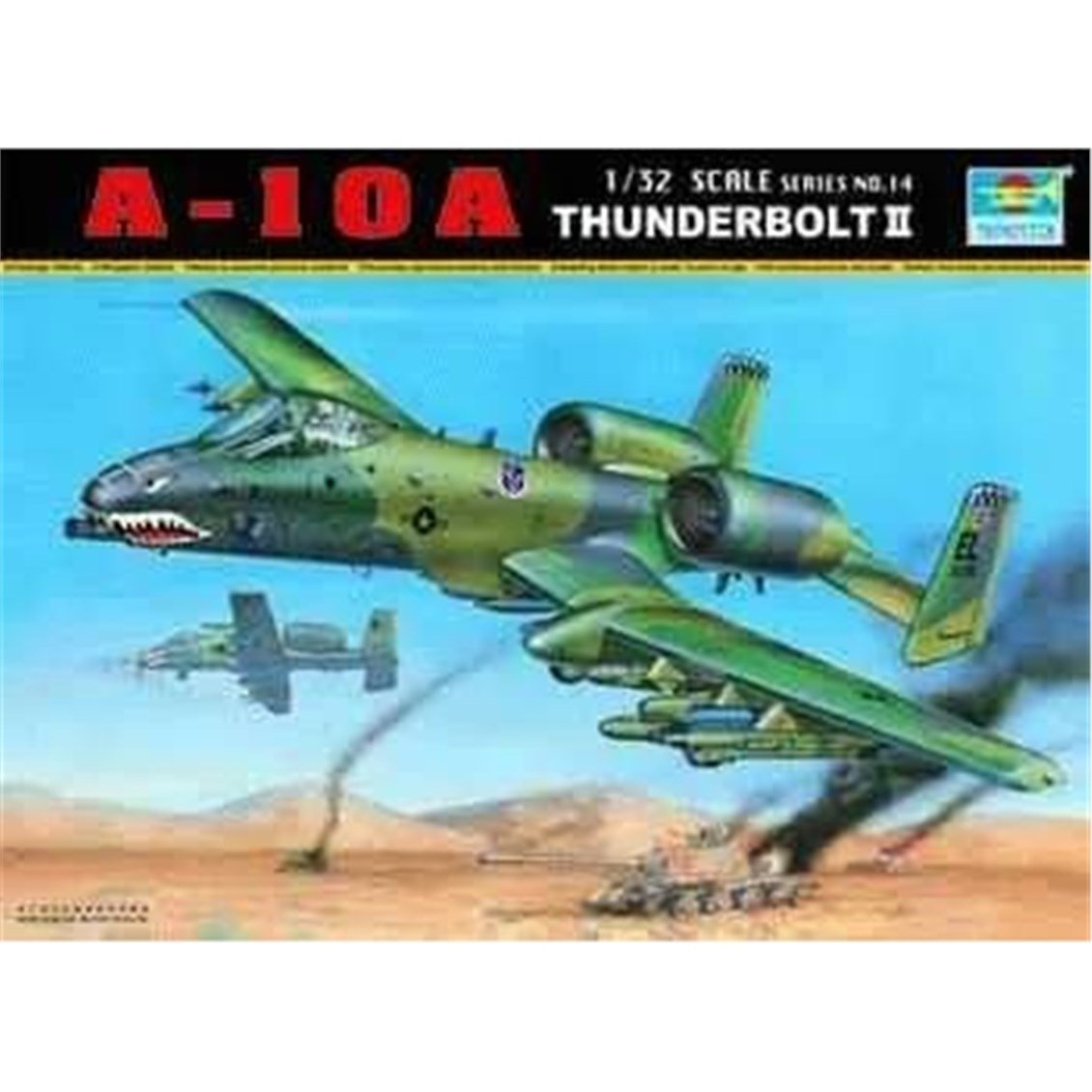Trumpeter 02214 1/32 Ölçek, Aircraft- A-10A Thunderbolt ?, Savaş Uçağı Plastik Model Kiti