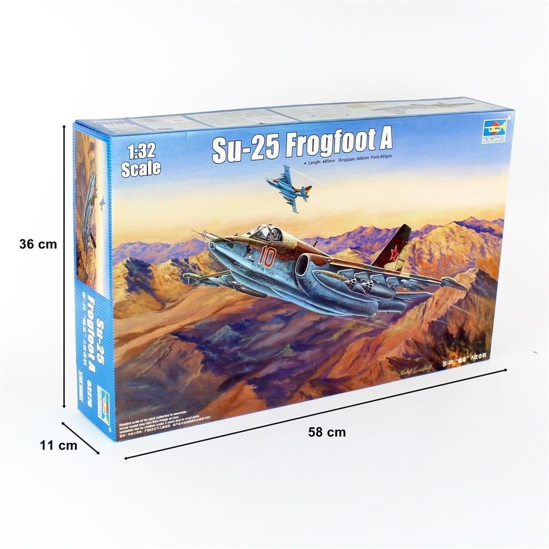 Trumpeter 02276 1/32 Ölçek, Su-25 Frogfoot A Savaş Uçağı Plastik Model Kiti