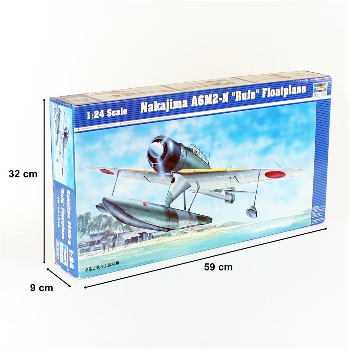 Trumpeter 02410 1/24 Ölçek, Nakajima A6M2-N Savaş Uçağı Plastik Model Kiti