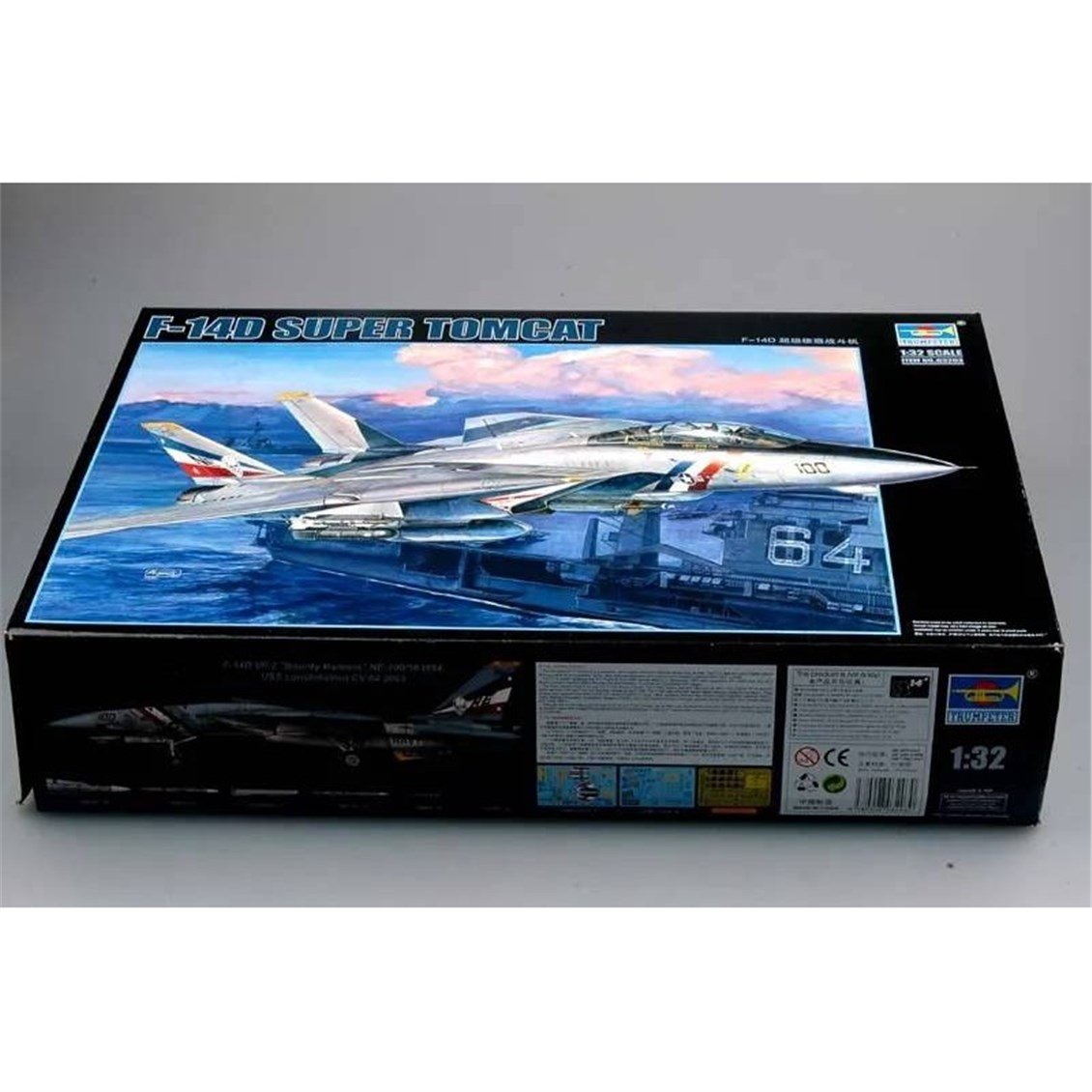 Trumpeter 03203 1/32 Ölçek, F-14D Super Tomcat, Savaş Uçağı Plastik Model Kiti