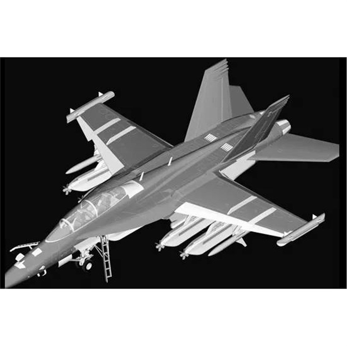 Trumpeter 03206 1/32 Ölçek, EA-18G Growler, Savaş Uçağı Plastik Model Kiti