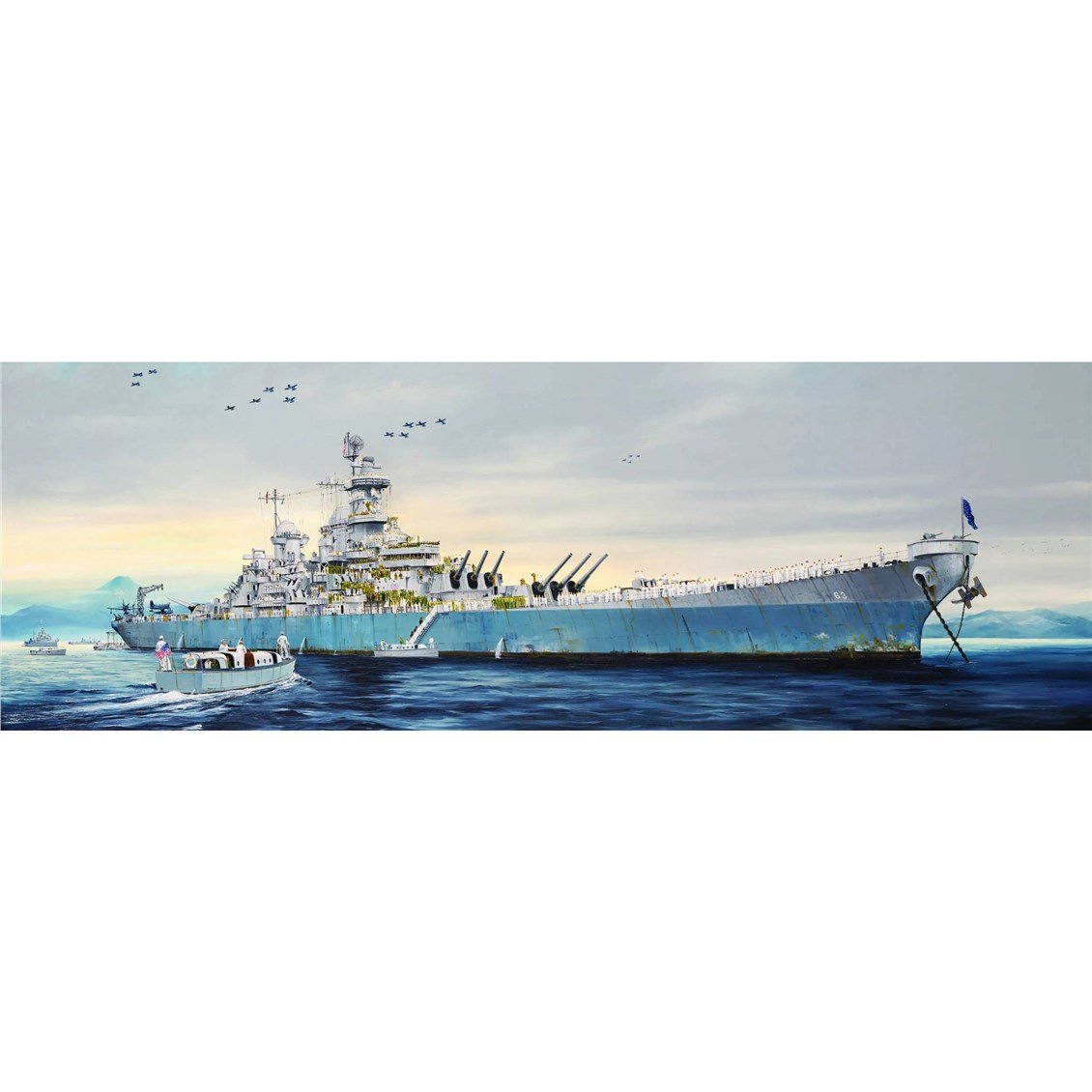 Trumpeter 03705 1/200 Ölçek, Missouri BB-63 Savaş Gemisi, Plastik Model Kiti