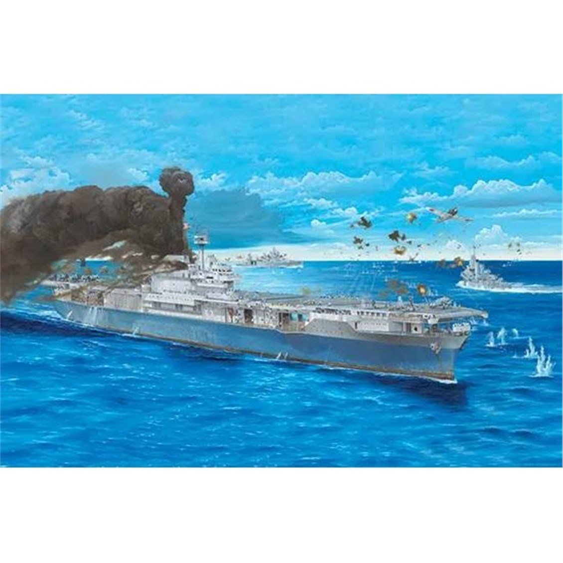 Trumpeter 03711 1/200 Ölçek, USS Yorktown CV-5, Uçak Gemisi Plastik Model Kiti