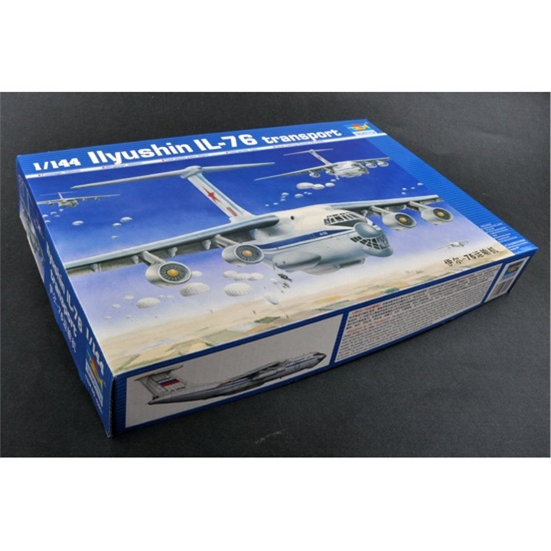 Trumpeter 03901 1/144 Ölçek, Ilyushin IL-76 Transport, Yakıt İkmal Uçağı Plastik Model Kiti