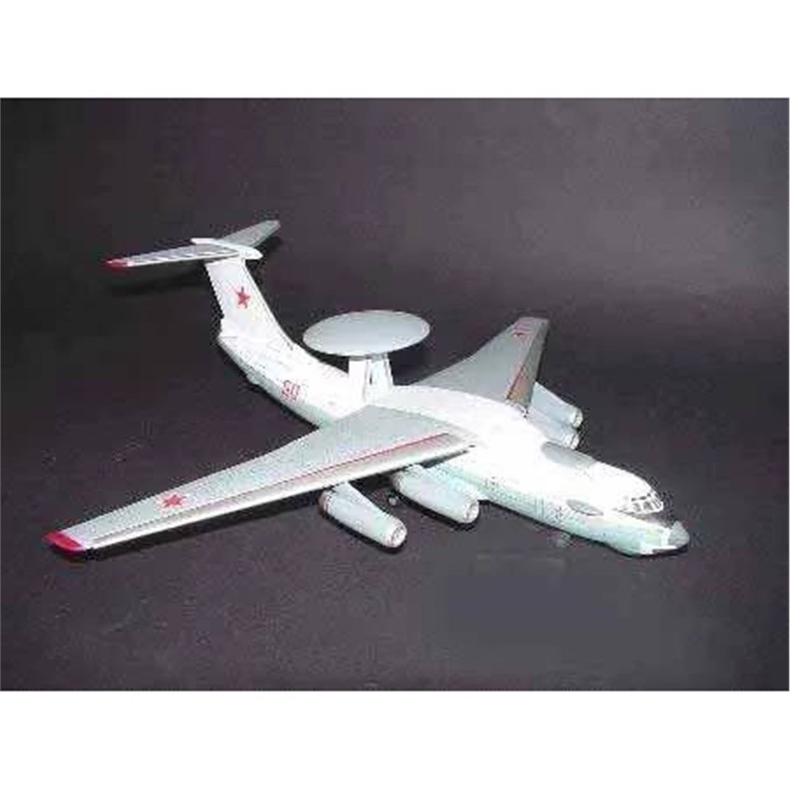 Trumpeter 03903 1/144 Ölçek, Ilyushin A-50 Mainstay, Erken Uyarı ve Kontrol Uçağı Plastik Model Kiti