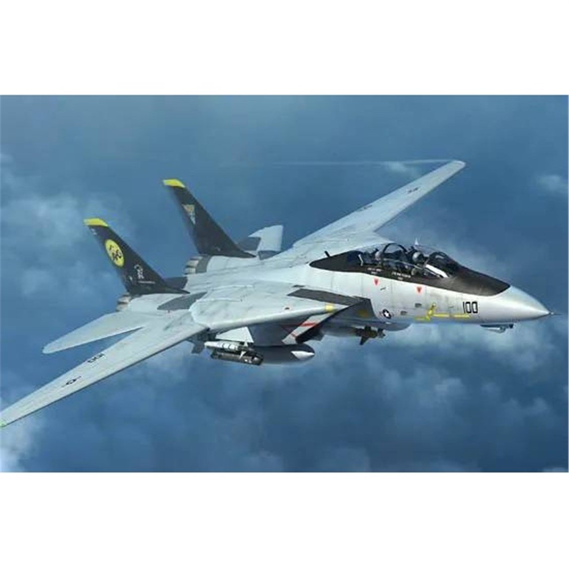 Trumpeter 03919 1/144 Ölçek, F-14D Tomcat, Savaş Uçağı Plastik Model Kiti