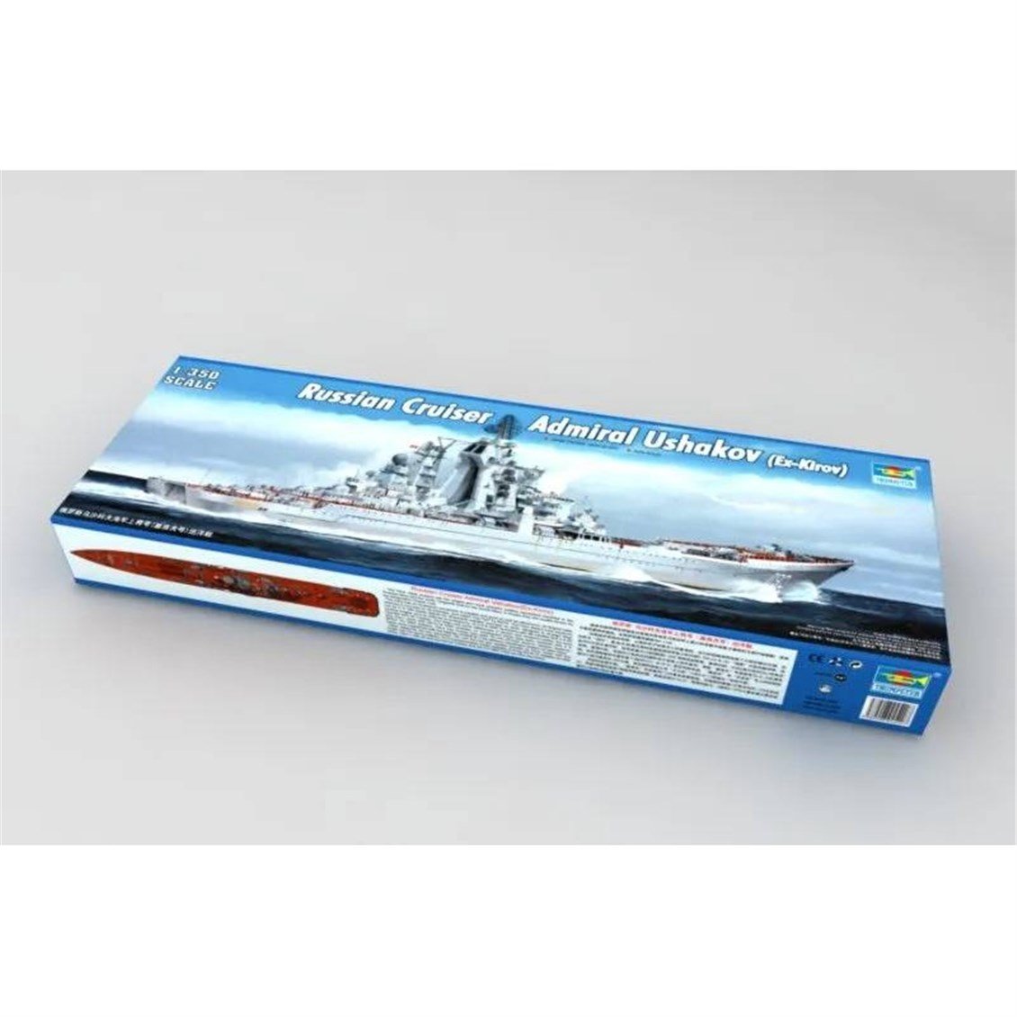 Trumpeter 04520 1/350 Ölçek, Rus Admiral Ushakov (Ex-Kirov), Savaş Gemisi Plastik Model Kiti