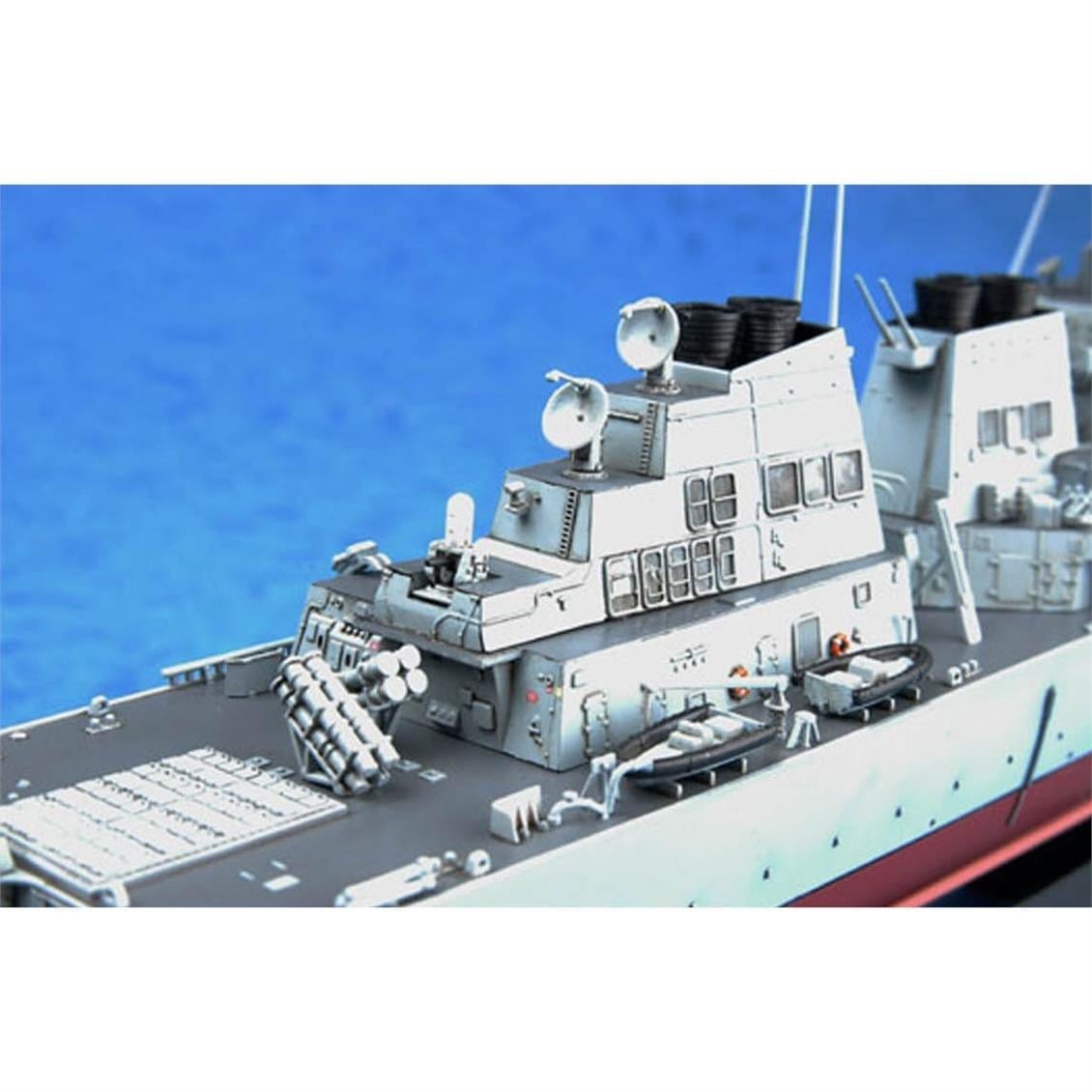 Trumpeter 04523 1/350 Ölçek, USS Arleigh Burke DDG-51 Destroyeri, Plastik Model Kiti